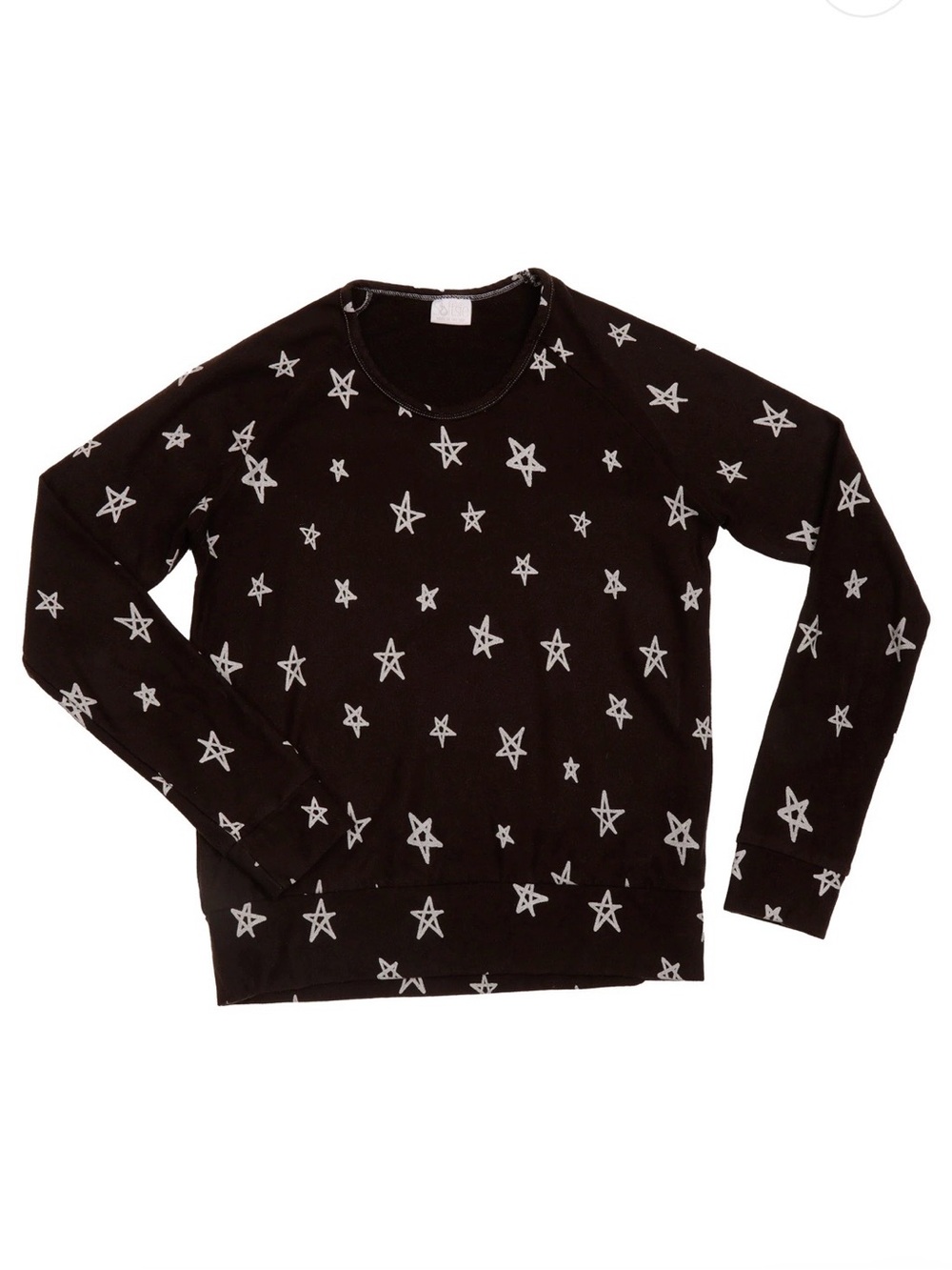 Softsie Set Black Star Embellished Top and Bottom by Softsie